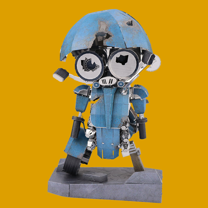 MU Metals 3D Coloured Transformer Sqweeks Model Kit Australia